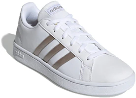 Shop (女款)adidas Grand Court Base「白金屬」EE7874