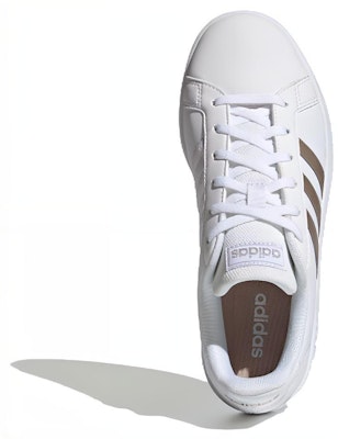 (W) adidas Grand Court Base 'Putih Platinum Metalik' EE7874 Purchase (W) adidas Grand Court Base 'Putih Platinum Metalik' EE7874