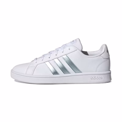 (W) adidas Grand Court Base 'White Vision Metallic'