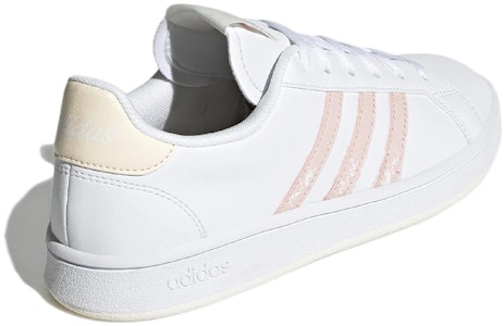 (W) adidas Grand Court Base Beyond 'Putih Vapour Pink' GX5763 Shop (W) adidas Grand Court Base Beyond 'Putih Vapour Pink' GX5763