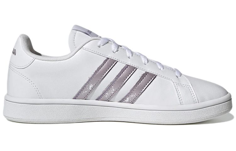 (W) adidas Grand Court Beyond 'White Matte Purple Metallic' 圖 2