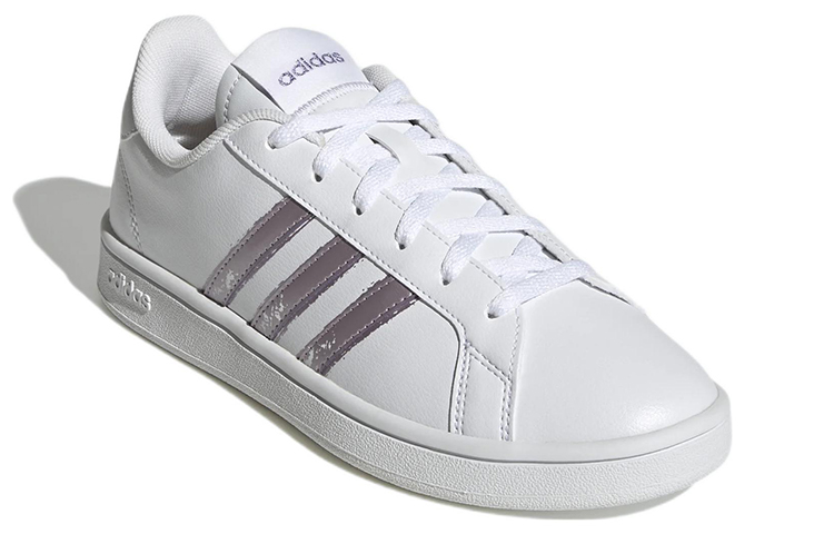 (W) adidas Grand Court Beyond 'White Matte Purple Metallic' 圖 3