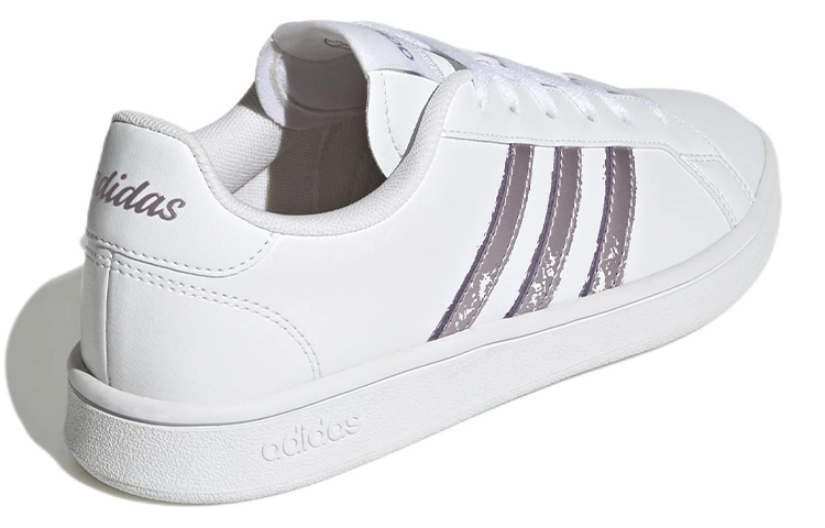 (W) adidas Grand Court Beyond 'White Matte Purple Metallic' 圖 4