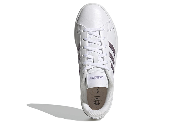 (W) adidas Grand Court Beyond 'White Matte Purple Metallic' 圖 5