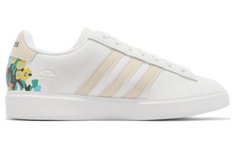 Order (W) adidas Grand Court Cloudfoam ''Floral Heel'' Dames Sneakers. HP6623