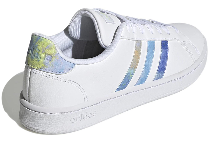 Shop (W) adidas Grand Court Cloudfoam ''Bianco Almost Lime'' GY9409
