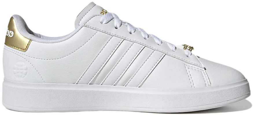 (W) adidas Grand Court Cloudfoam ''Bianco Oro Metallico'' GW7114 Order (W) adidas Grand Court Cloudfoam ''Bianco Oro Metallico'' GW7114