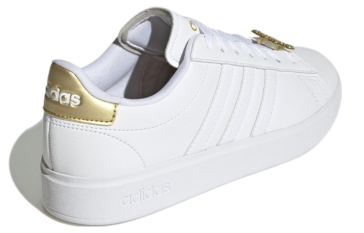 Shop (W) adidas Grand Court Cloudfoam ''Bianco Oro Metallico'' GW7114