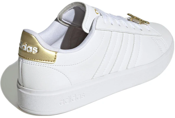 (W) adidas Grand Court Cloudfoam ''Bianco Oro Metallico'' GW7114 Shop (W) adidas Grand Court Cloudfoam ''Bianco Oro Metallico'' GW7114