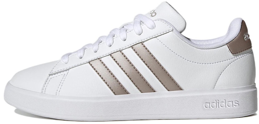 (Women) adidas Grand Court Cloudfoam 'White Platinum Metallic' GW9215 Buy (Women) adidas Grand Court Cloudfoam 'White Platinum Metallic' GW9215