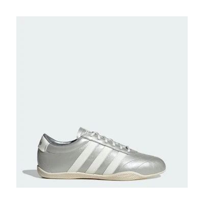 (W) Adidas Grand Court Lo Casual Sneakers Silver Metallic/Off White/Cloud White