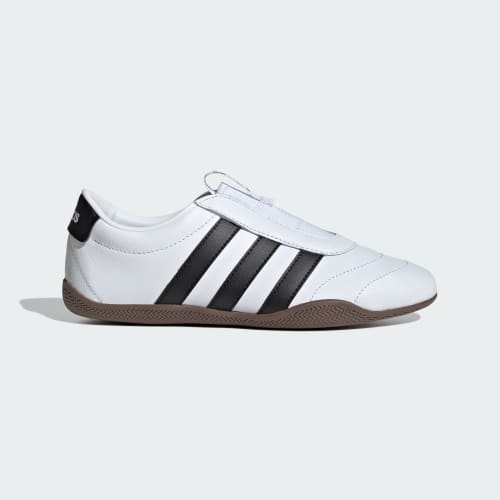 (Women) adidas Grand Court Lo Slip-On Shoes Cloud White/Core Black/Gum KI4659