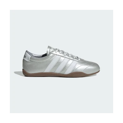 (W) Adidas Grand Court LO Sneakers Silver Metallic/Crystal White/Gum