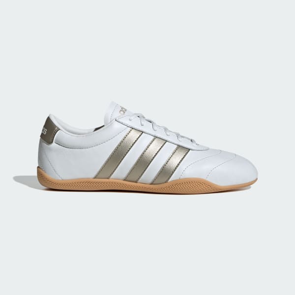 (Women) adidas Grand Court Low Crystal White/Cyber Metallic/Gum JQ9685