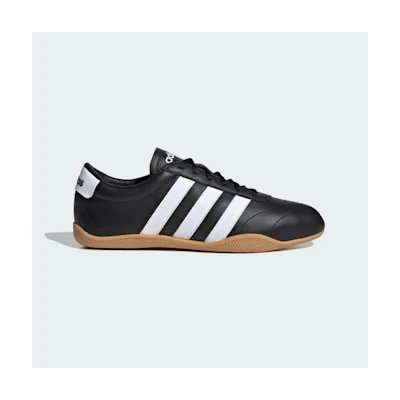 (W) Adidas Grand Court Low Sneakers Core Black/Cloud White/Gum