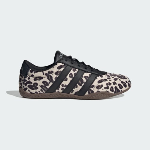 (Women) adidas Grand Court Low Sneakers Crystal Linen/Core Black/Khaki Six KI2717