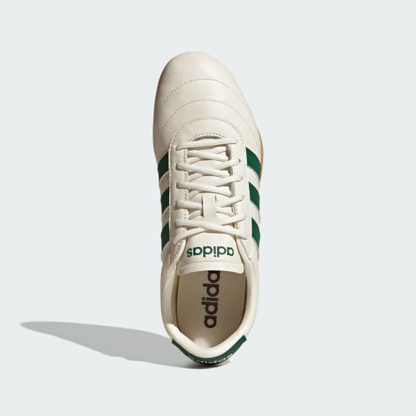 Lookbook (W) Adidas Grand Court 低筒休閒鞋 米白/學院綠/生膠 JQ9690