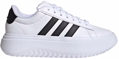 (Women) adidas Grand Court Platform 'White Black' IE1092 (Women) adidas Grand Court Platform 'White Black' IE1092