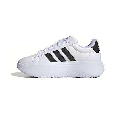 (W) adidas Grand Court Platform 'White Black'