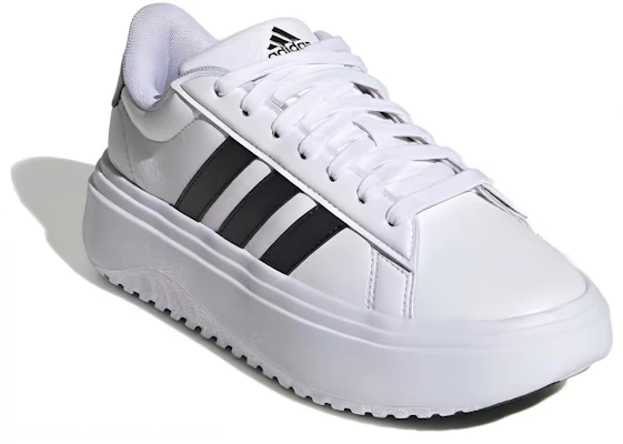 (W) adidas Grand Court Platform 'Putih Hitam' IE1092 Shop (W) adidas Grand Court Platform 'Putih Hitam' IE1092