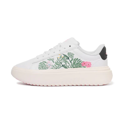 (W) Adidas Grand Court Platform W "Footwear White/Off White"