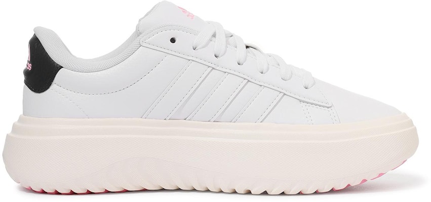 (Women) Adidas Grand Court Platform W "Footwear White/Off White" IE3601 Details for (Women) Adidas Grand Court Platform W "Footwear White/Off White" IE3601