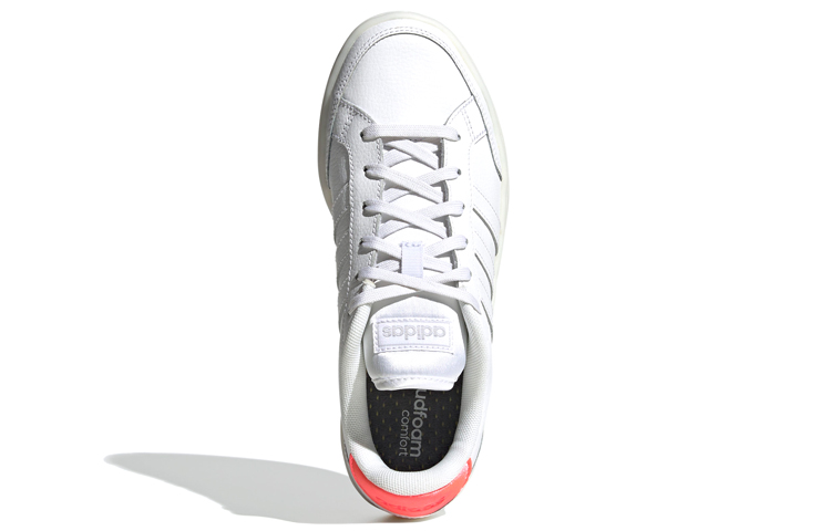 (W) adidas Grand Court SE 'White Signal Pink' 圖 5