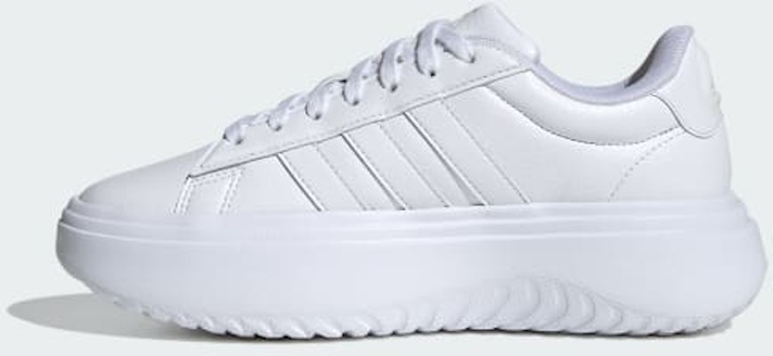 (W) adidas GrandCourt Platform 'Cloud White' Putih Awan IE1089 Details for (W) adidas GrandCourt Platform 'Cloud White' Putih Awan IE1089