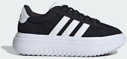 (Women) adidas GrandCourt Platform 'Core Black' IE1102 (Women) adidas GrandCourt Platform 'Core Black' IE1102