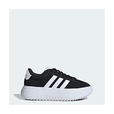 (W) adidas GrandCourt Platform 'Core Black'