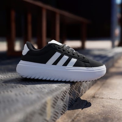 (W) adidas GrandCourt Platform 'Hitam Teras' IE1102 Lookbook (W) adidas GrandCourt Platform 'Hitam Teras' IE1102