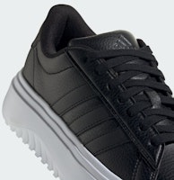 (W) adidas GrandCourt Platform 'Core Hitam' IE1093 1