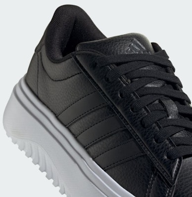 (W) adidas GrandCourt Platform 'Hitam Inti' IE1093 1