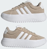 Cheap (W) adidas GrandCourt Platform「奇幻米色」 IH2408