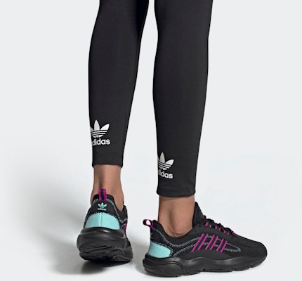 (W) 阿迪达斯 Haiwee '黑色艳粉' EF4457 Sizing (W) 阿迪达斯 Haiwee '黑色艳粉' EF4457