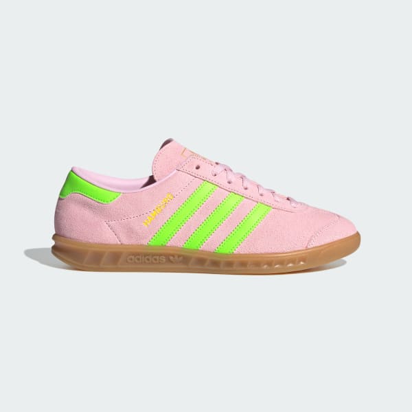 (Women) adidas Hamburg 'Clear Pink Solar Green' JS0683