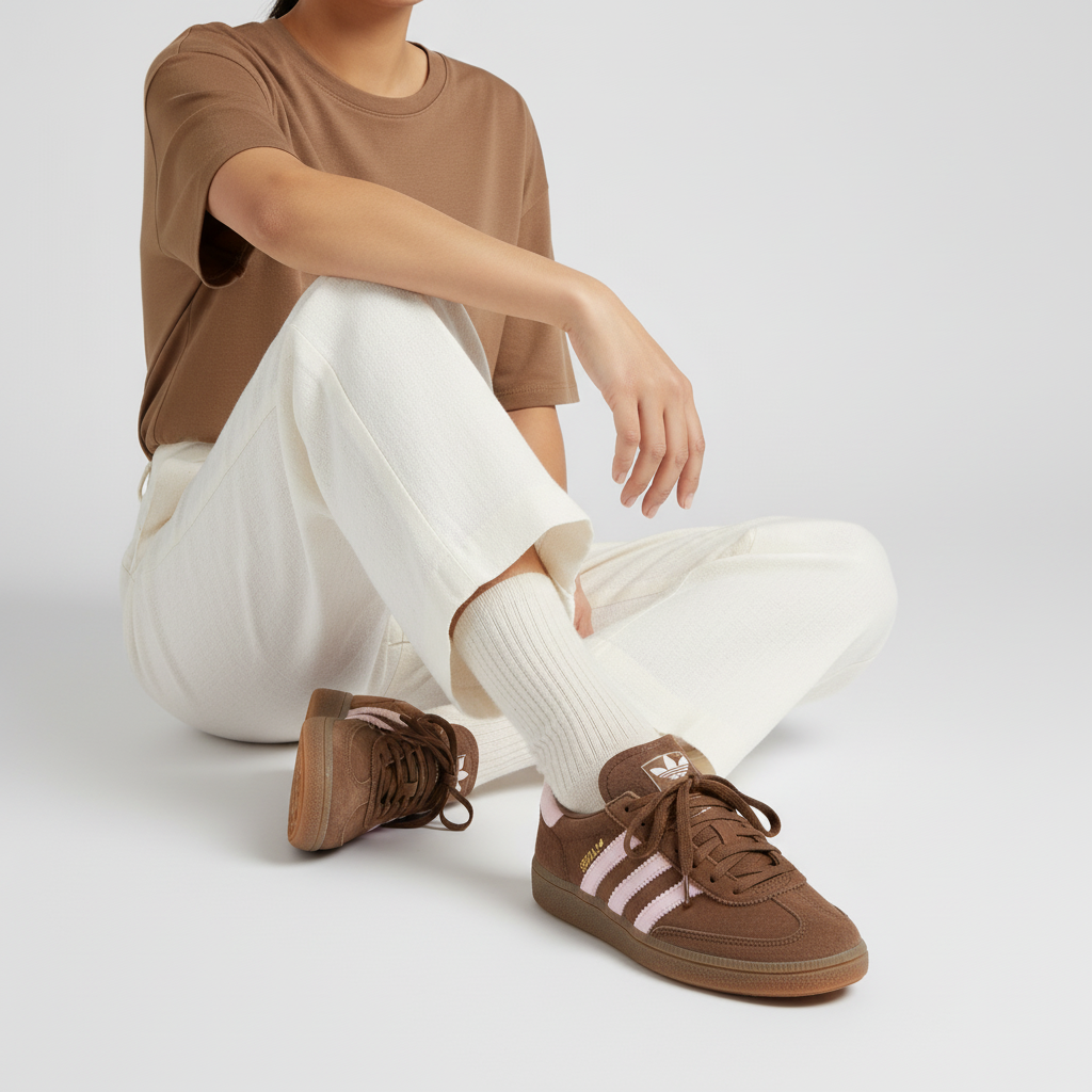 Order (W) adidas Handball Spezial 'Coklat Kelabu' JR3082