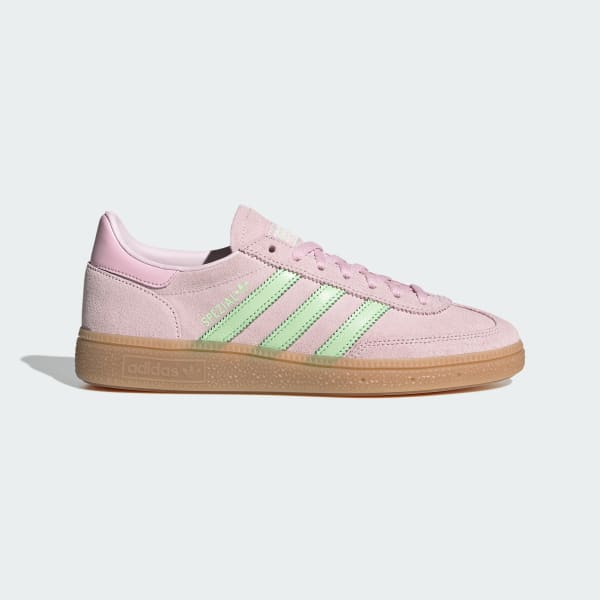 (Women) Adidas Handball Spezial Almost Pink/Semi Green Spark/Clear Pink JR3640