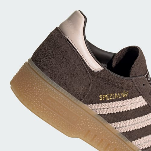 Sizing (W) adidas Handball Spezial 深棕色/粉石英色/橡膠底 KI2226
