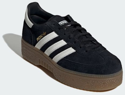 (Women) Adidas Handball Spezial Bold Shoes Core Black/Core White/Gum JR7438 Shop (Women) Adidas Handball Spezial Bold Shoes Core Black/Core White/Gum JR7438