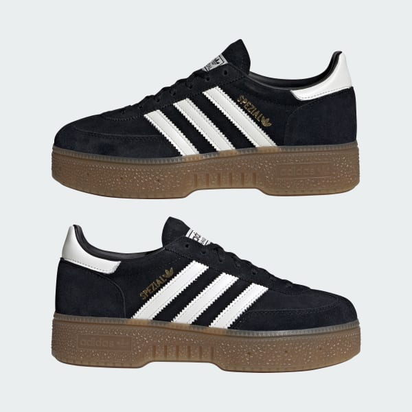Sizing (W) Adidas Handball Spezial Bold Hitam/Putih/Gum Lelaki Kasual Sneakers JR7438