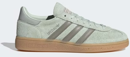 (Women) Adidas Handball Spezial Linen Green/Silver Pebble/Wonder Silver JR3628 (Women) Adidas Handball Spezial Linen Green/Silver Pebble/Wonder Silver JR3628