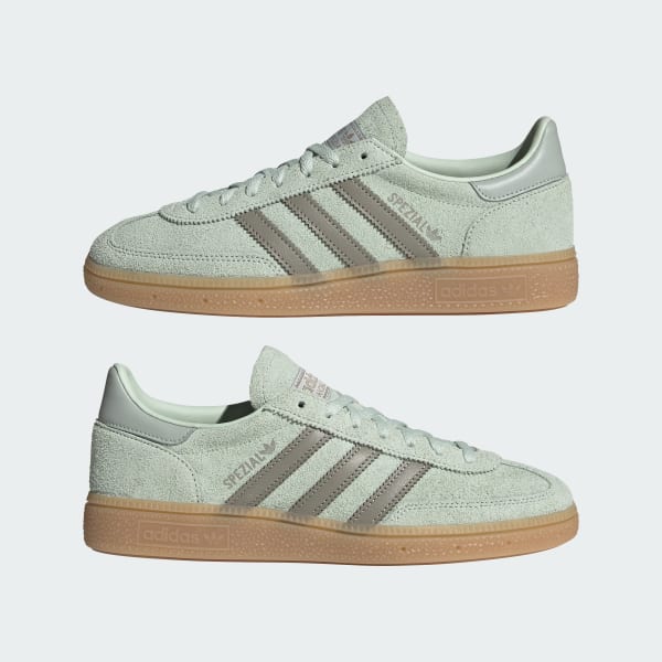 Sizing (W) Adidas Handball Spezial Hijau Linen/Perak Pebble/Perak Wonder JR3628