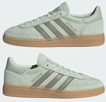 (W) Adidas Handball Spezial Hijau Linen/Perak Pebble/Perak Wonder JR3628 Sizing (W) Adidas Handball Spezial Hijau Linen/Perak Pebble/Perak Wonder JR3628