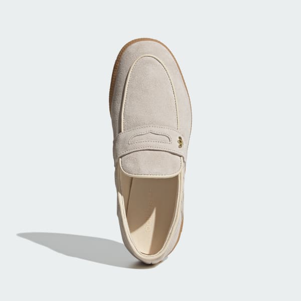 Lookbook Adidas HANDBALL SPEZIAL LOAFER 運動鞋 白色/白色/生膠 KJ0640