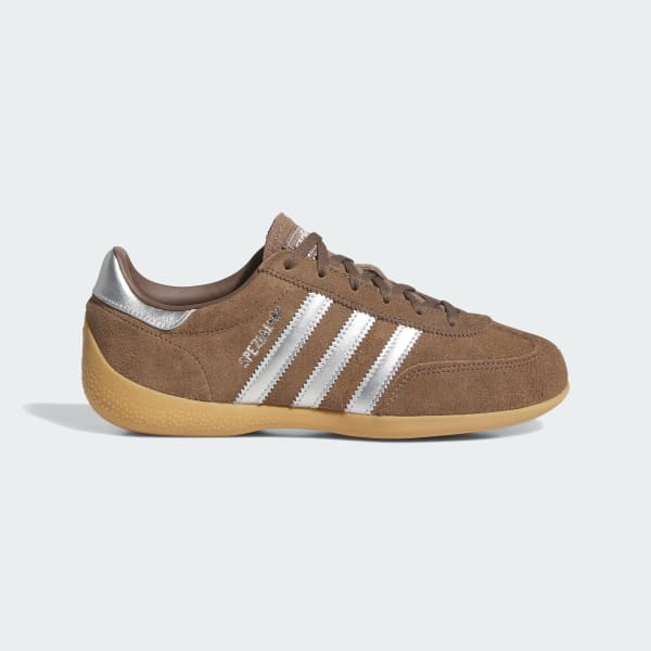 (Women) adidas Handball Spezial Low Pro Earth Strata/Silver Metallic/Gum KI3519