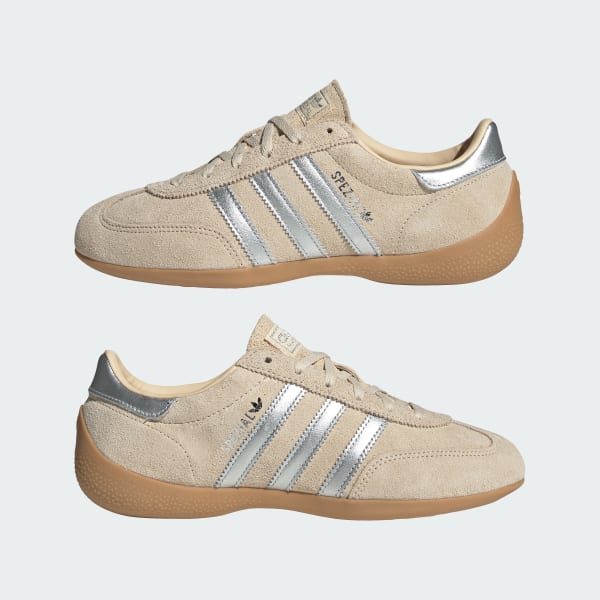 Sizing (W) 阿迪达斯 Handball Spezial Low Pro 沙色/银色/胶底 KI0910
