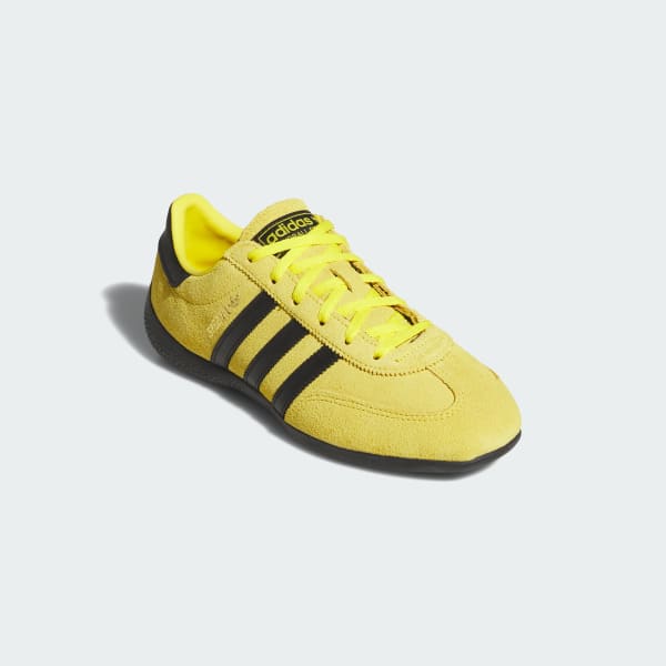 Shop (Women) Adidas Handball Spezial Low Profile Sneakers Yellow/Core Black/Gold Metallic KJ3627