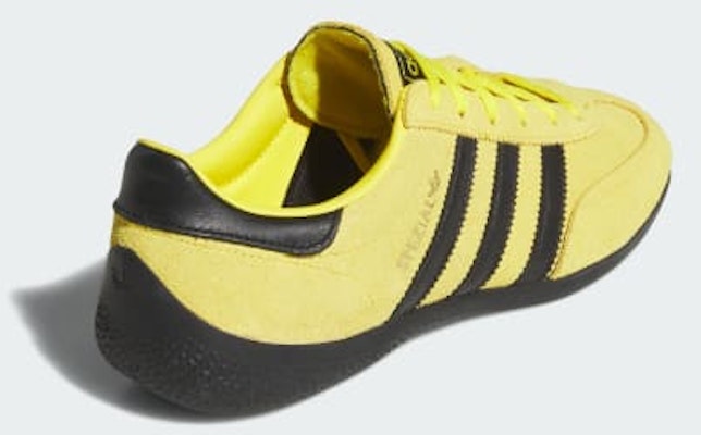 (Women) Adidas Handball Spezial Low Profile Sneakers Yellow/Core Black/Gold Metallic KJ3627 Purchase (Women) Adidas Handball Spezial Low Profile Sneakers Yellow/Core Black/Gold Metallic KJ3627