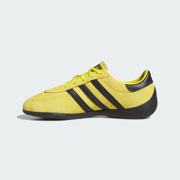 Details for (Women) Adidas Handball Spezial Low Profile Sneakers Yellow/Core Black/Gold Metallic KJ3627